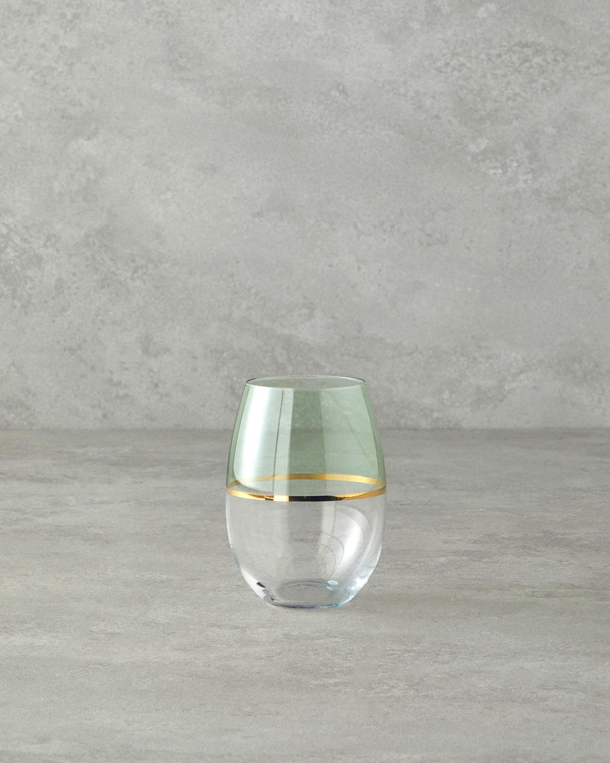 Fiore Cam 4'lü Bardak 300 ml Açık Yeşil