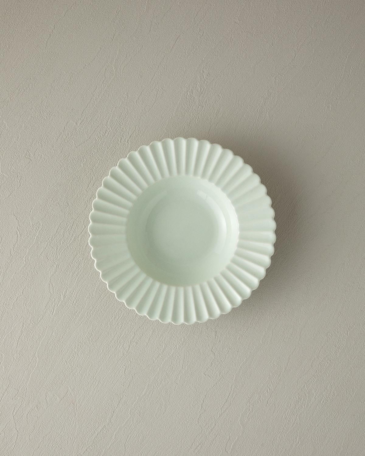 Fiore New Bone China Çukur Tabak Mint