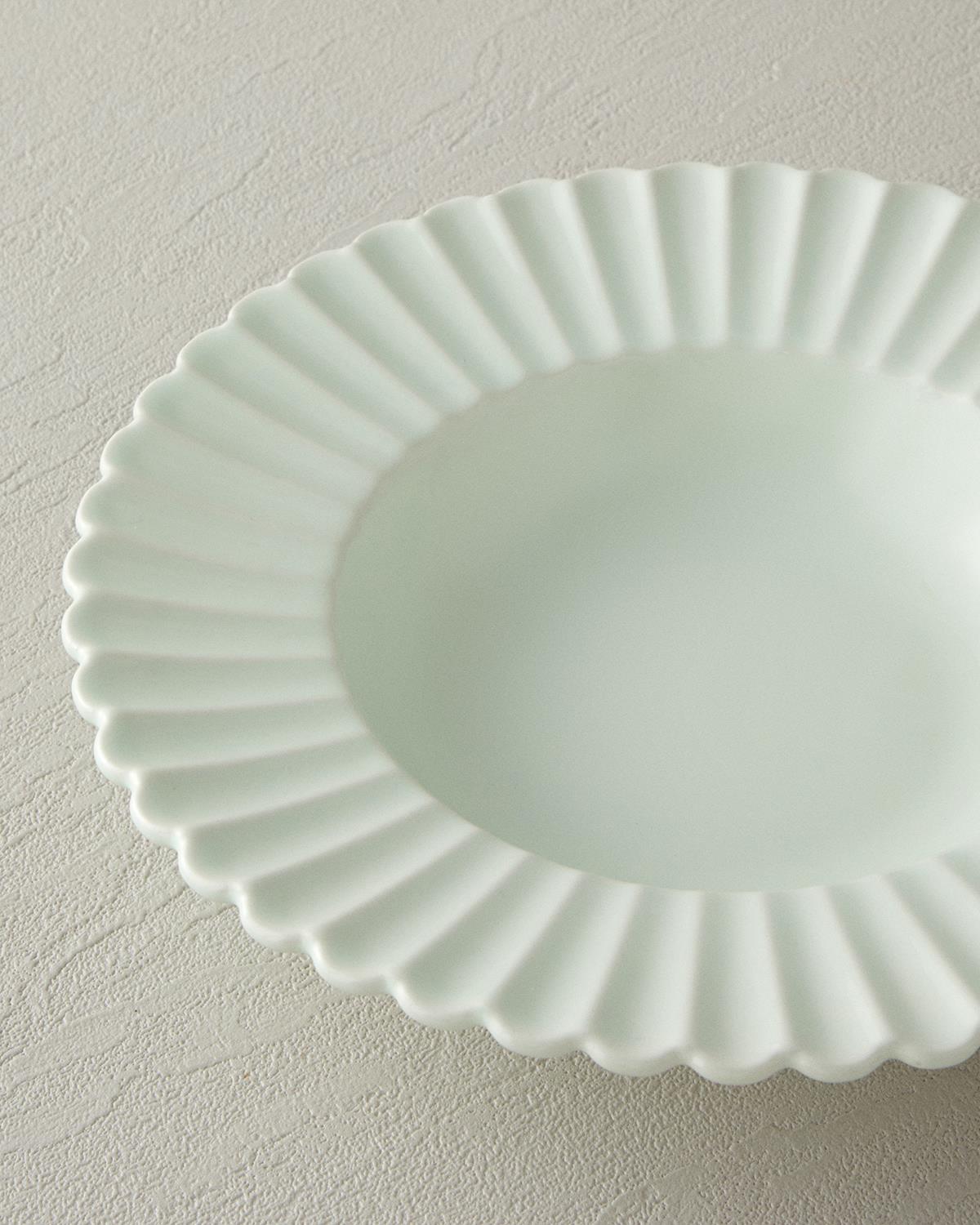 Fiore New Bone China Çukur Tabak Mint