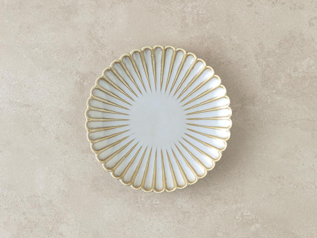 Fiore New Bone China Pasta Tabağı Gri