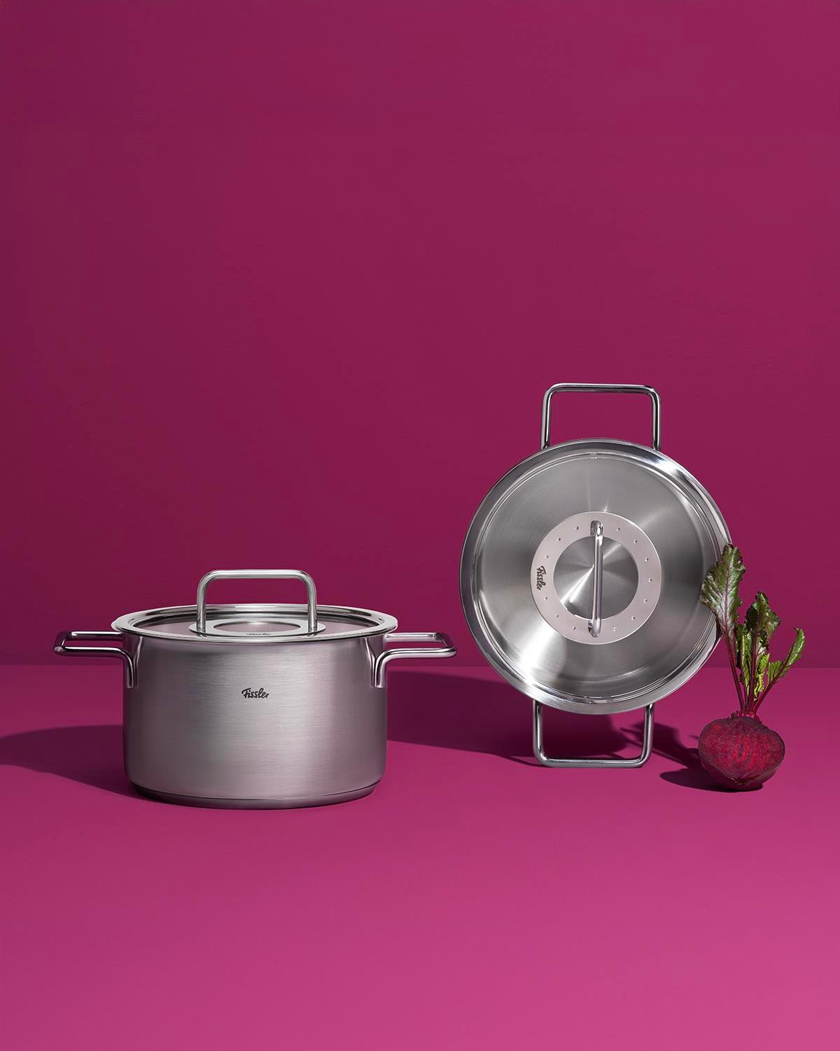 Fissler Pure Collection Paslanmaz Çelik 9 Parça Tencere Seti 16-16-20-20-24 cm Silver