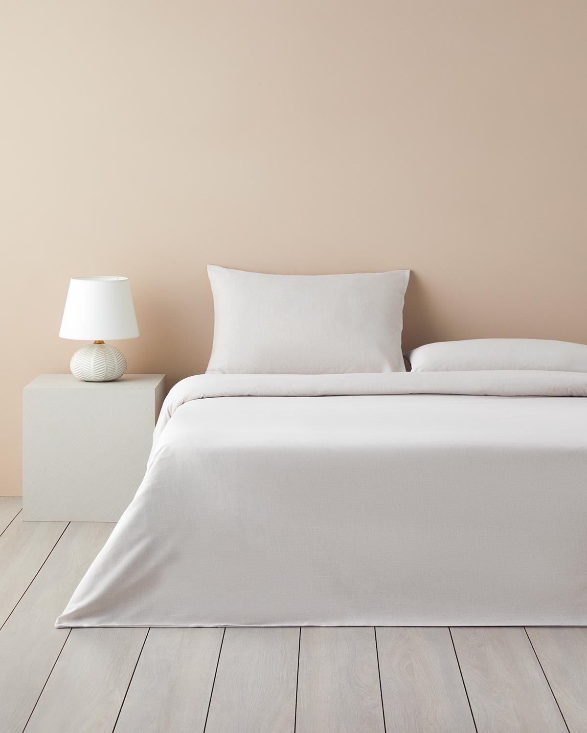 Flora Vista Dijital Baskılı Soft Cotton Çift Kişilik Nevresim Takımı Turuncu