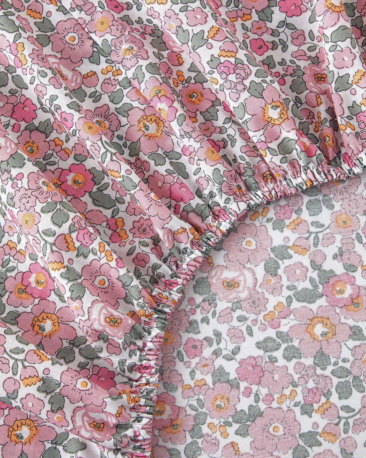 Floret Bloom Soft Çift Kişilik Pike Takımı 200x220 cm Pembe