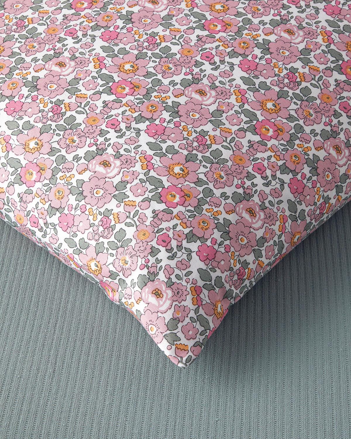 Floret Bloom Soft Çift Kişilik Pike Takımı 200x220 cm Pembe