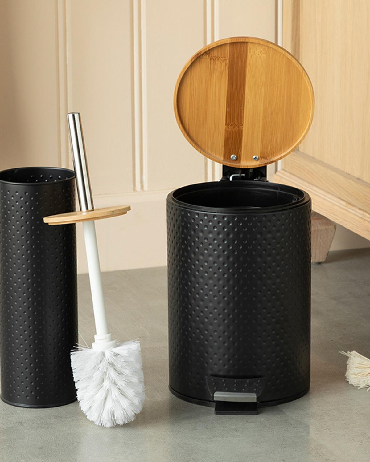 Floria Metal Banyo Çöp Kovası Antrasit