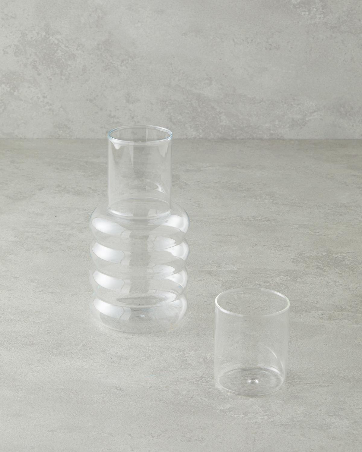 Flow Cam Başucu Sürahi 1000 ml + 300 ml Şeffaf