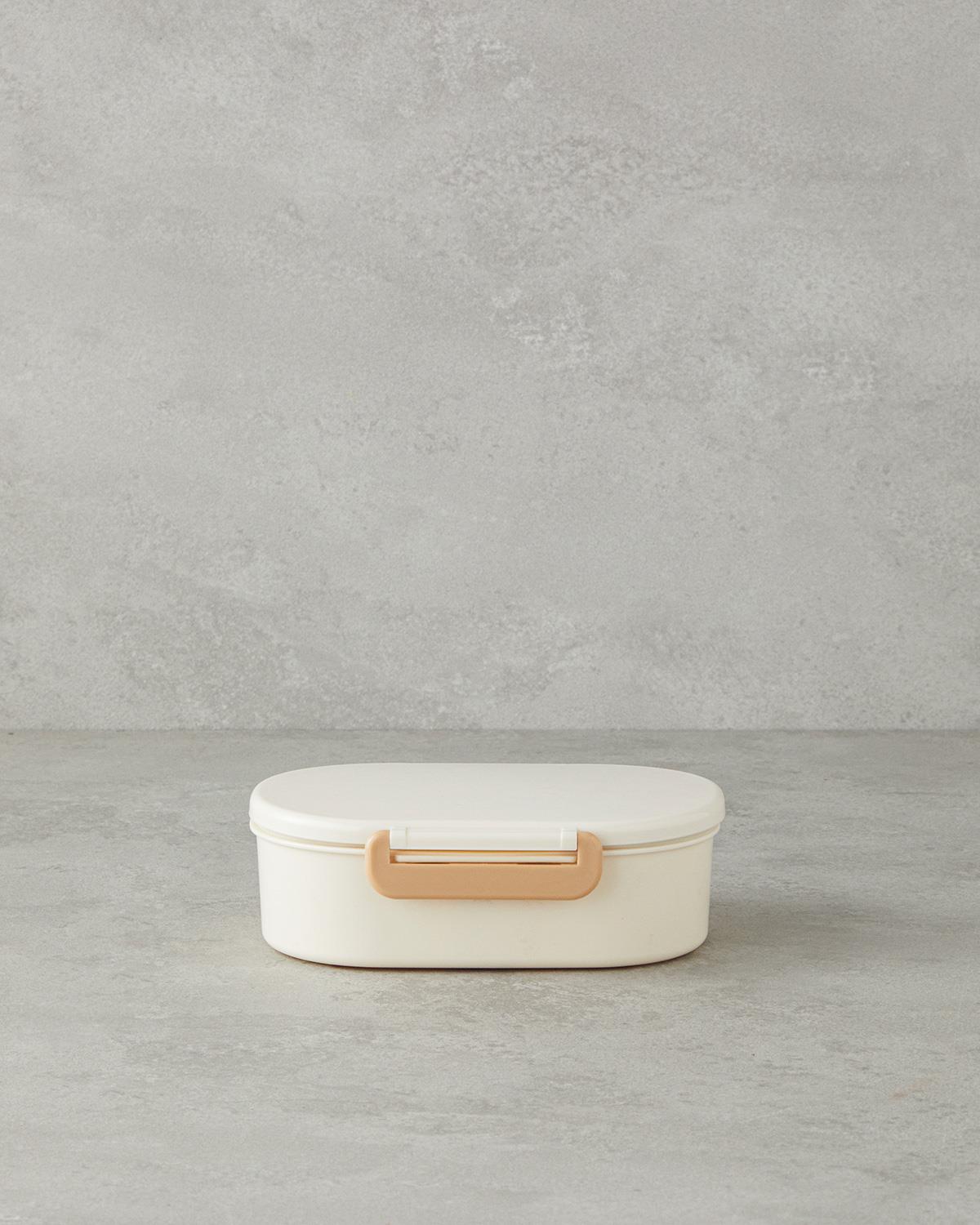 Frady Plastik Lunch Box Krem