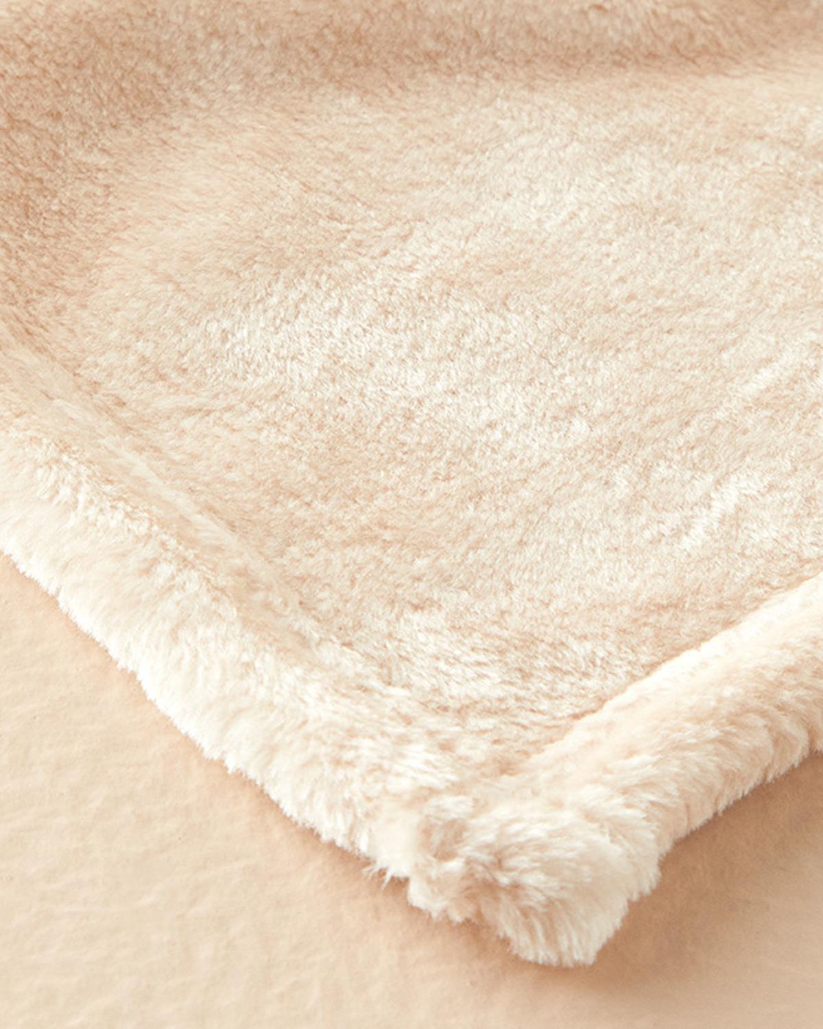 Furry Super Soft Tv Battaniyesi Fildişi