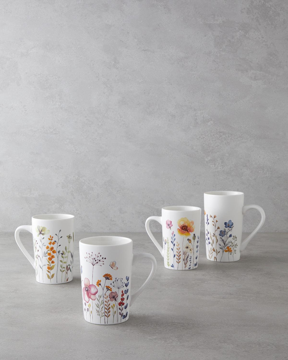 Gardenia Mood New Bone China Kupa 380 ml Renkli