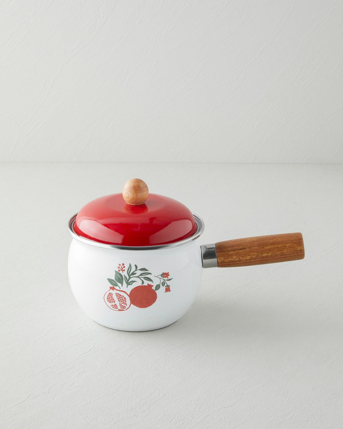 Garnet Emaye Sos Tenceresı 1,6L Kırmızı