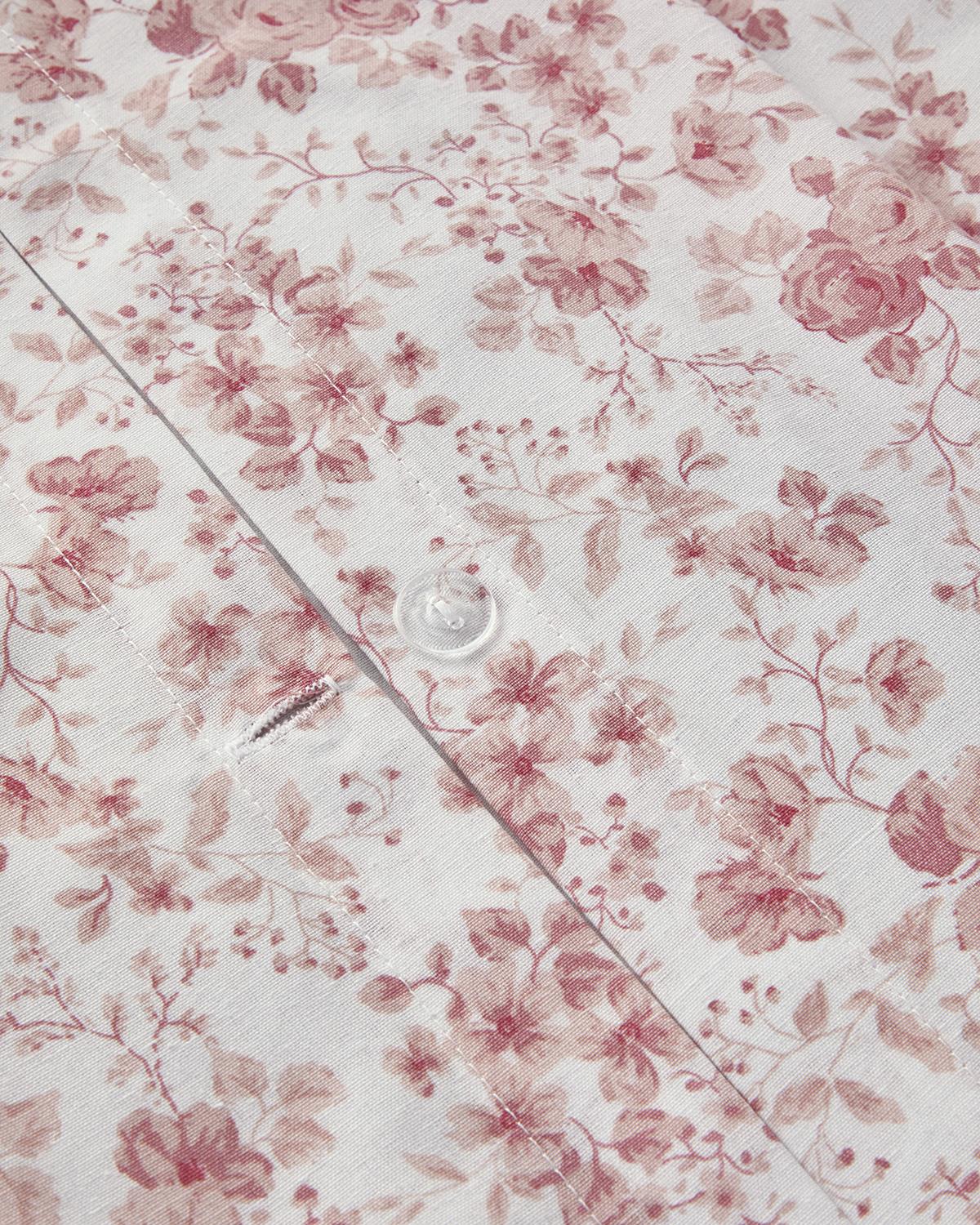 Glam Rose Çift Kişilik Nevresim Takımı Pembe