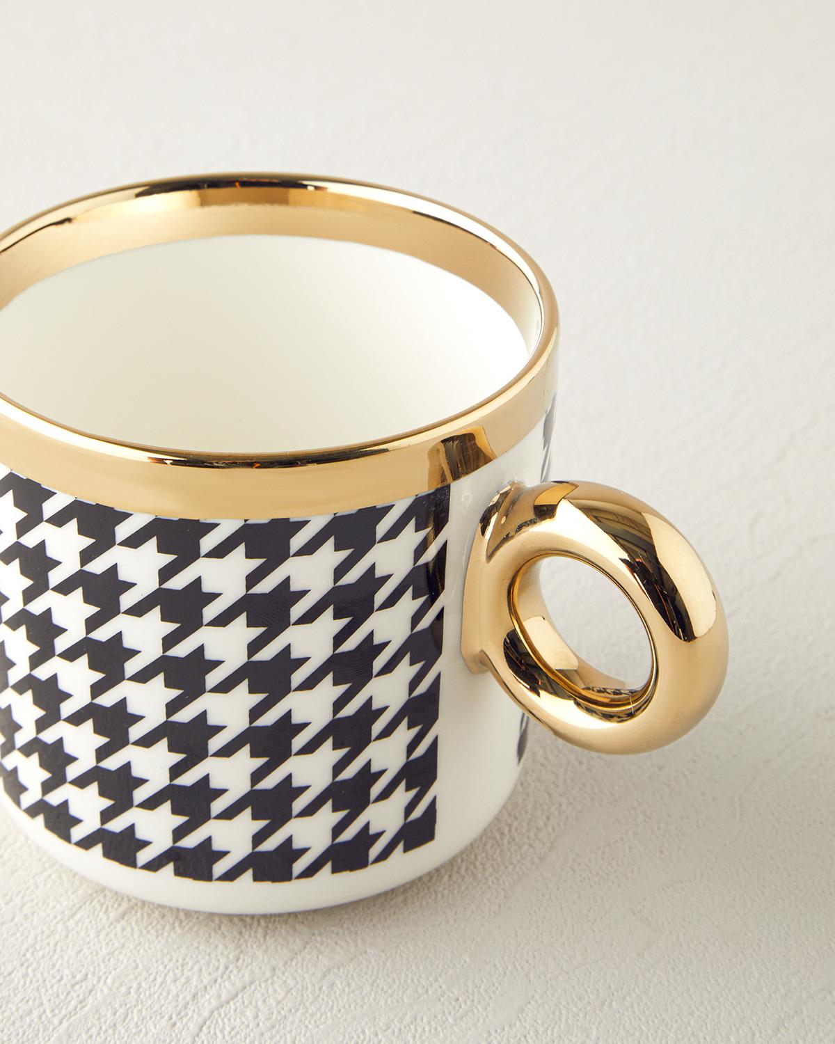 Gold Goose New Bone China Kupa 380 ml Gold