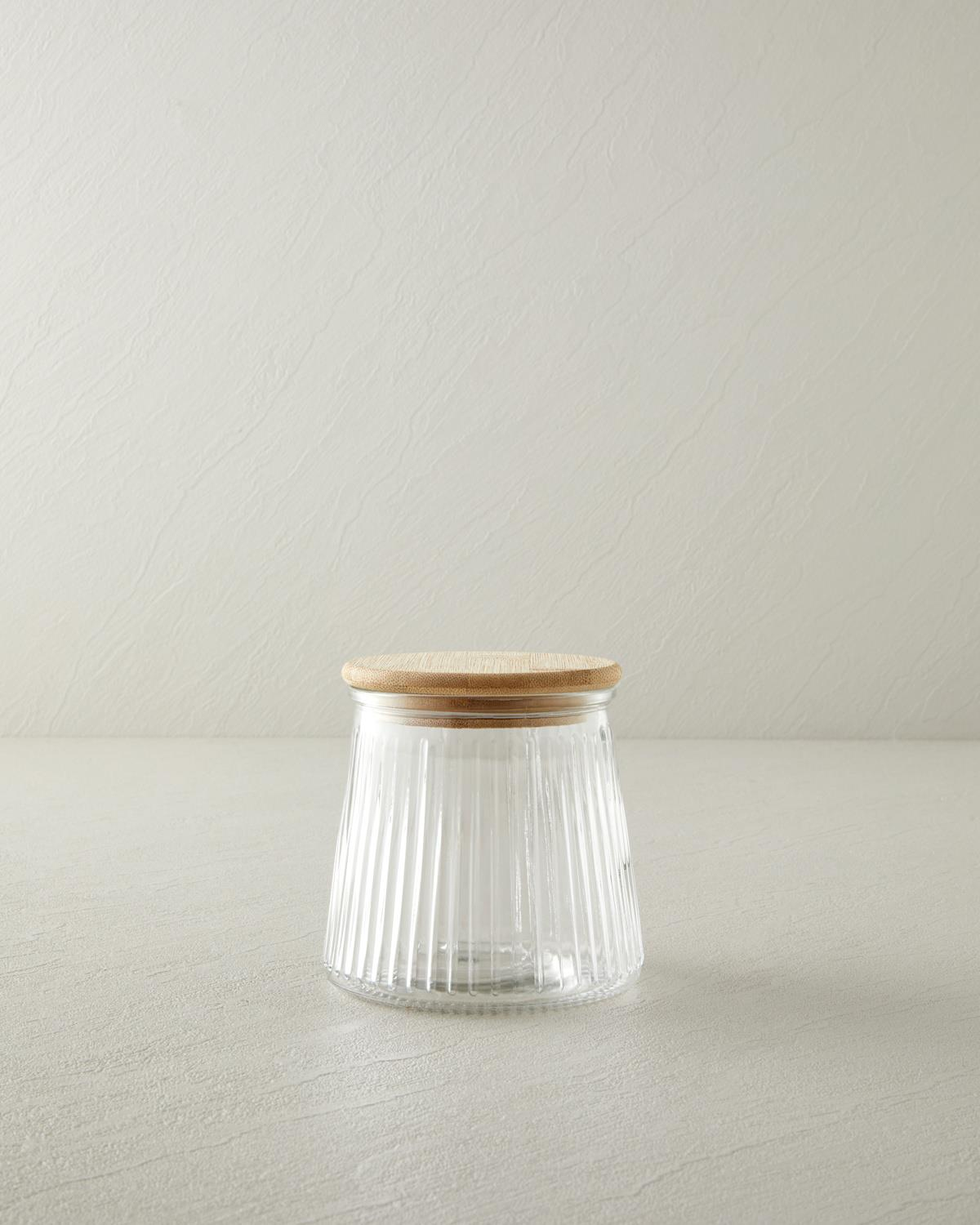 Gozo Cam Kavanoz 680 ml Şeffaf