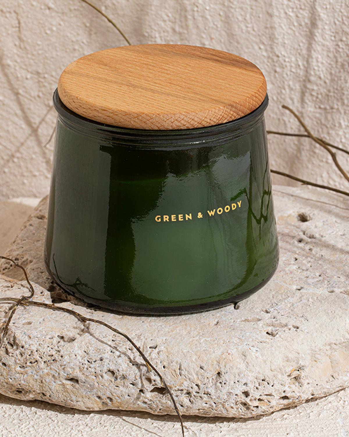 Green & Woody Kokulu Mum 270 g Yeşil