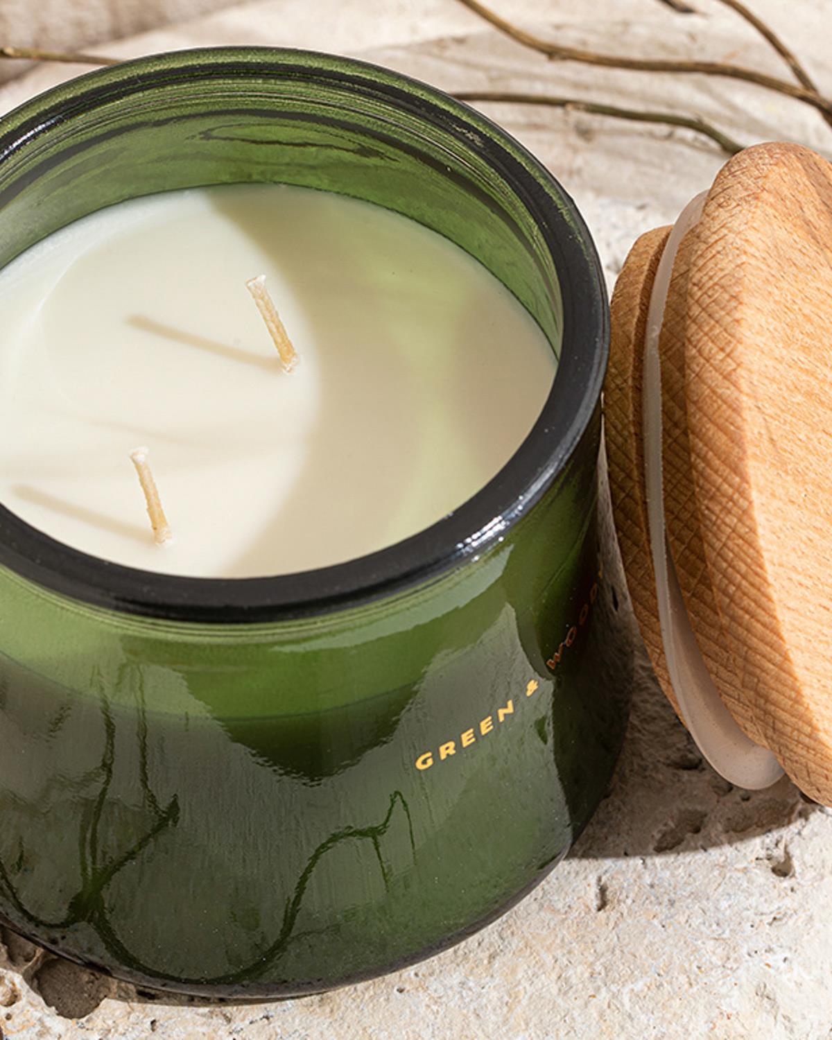 Green & Woody Kokulu Mum 270 g Yeşil