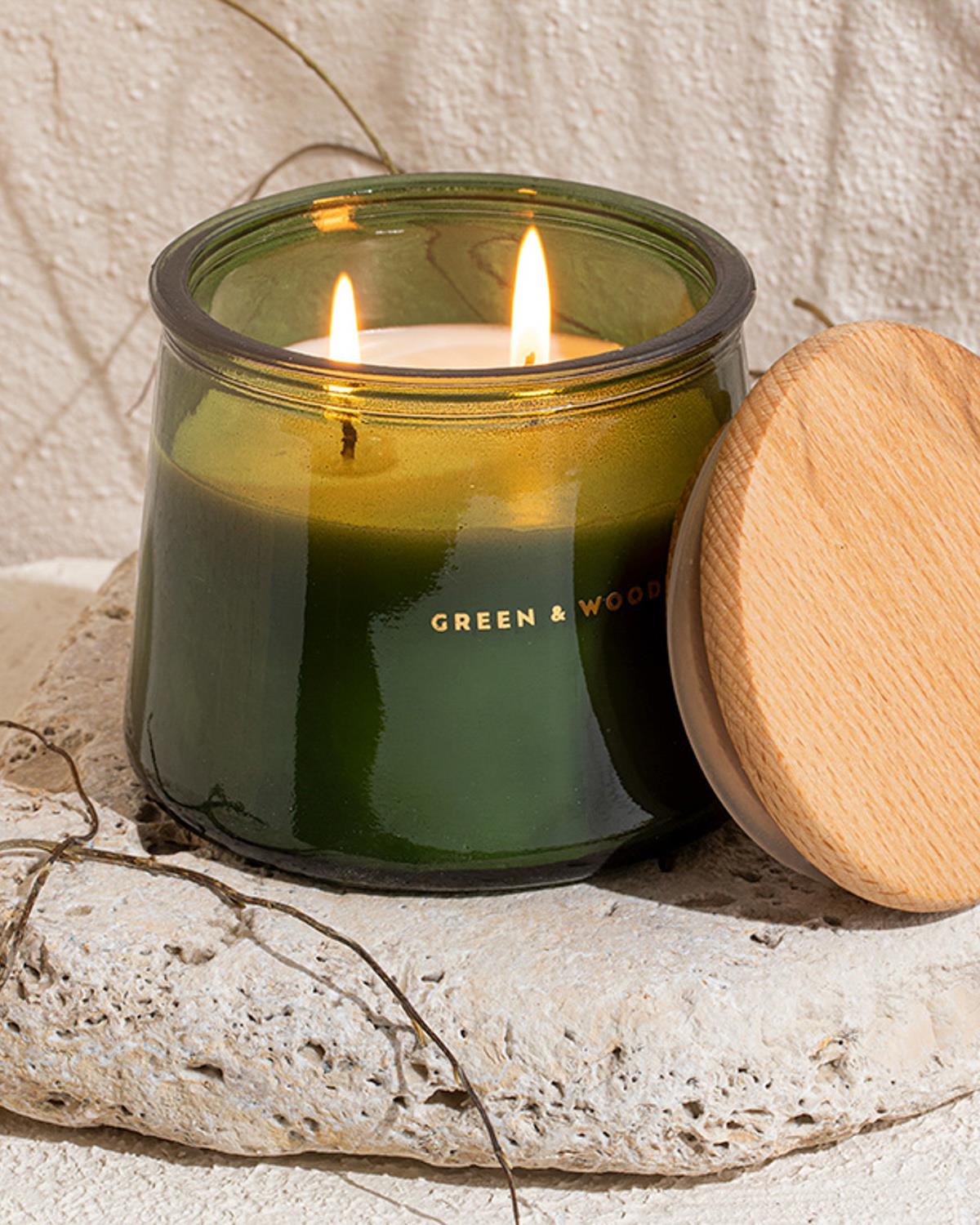 Green & Woody Kokulu Mum 270 g Yeşil