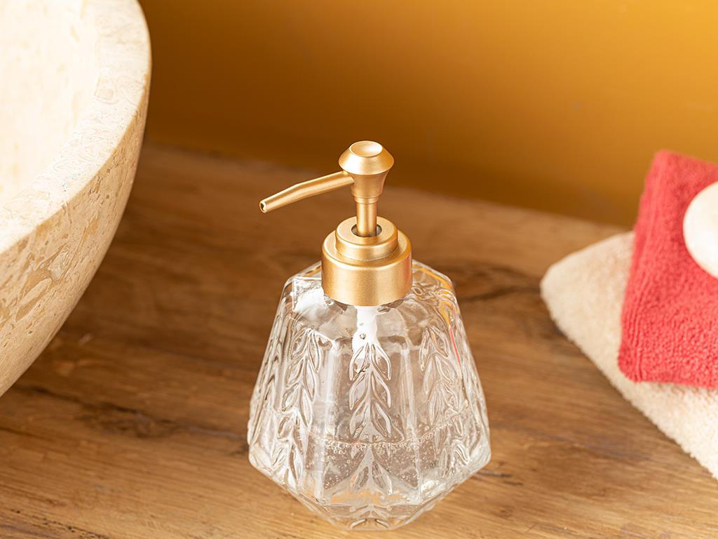 Hailey Cam Banyo Sıvı Sabunluk 300 ml Şeffaf