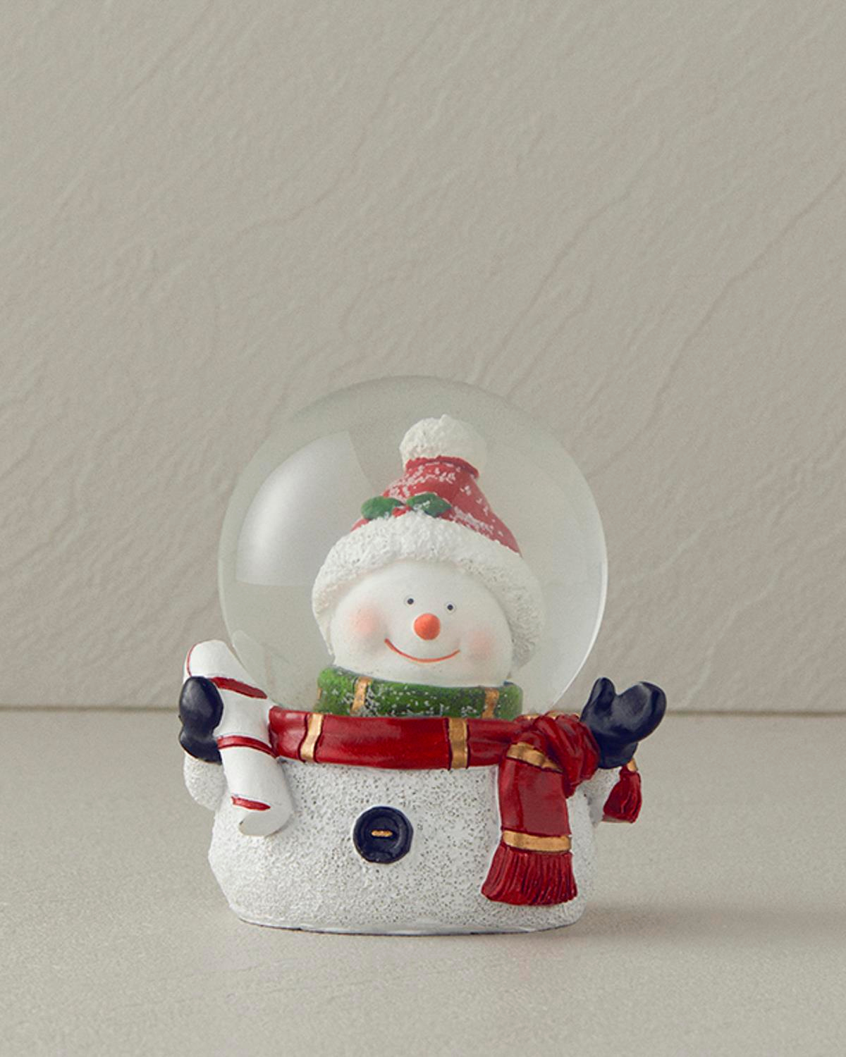 Happy Snowman Kar Küresi Beyaz
