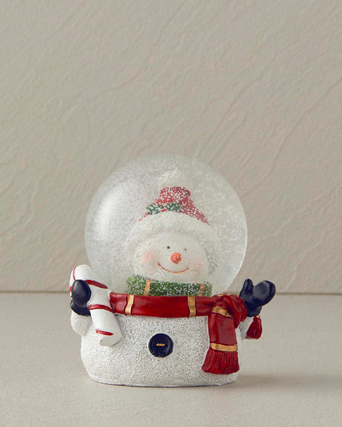 Happy Snowman Kar Küresi Beyaz