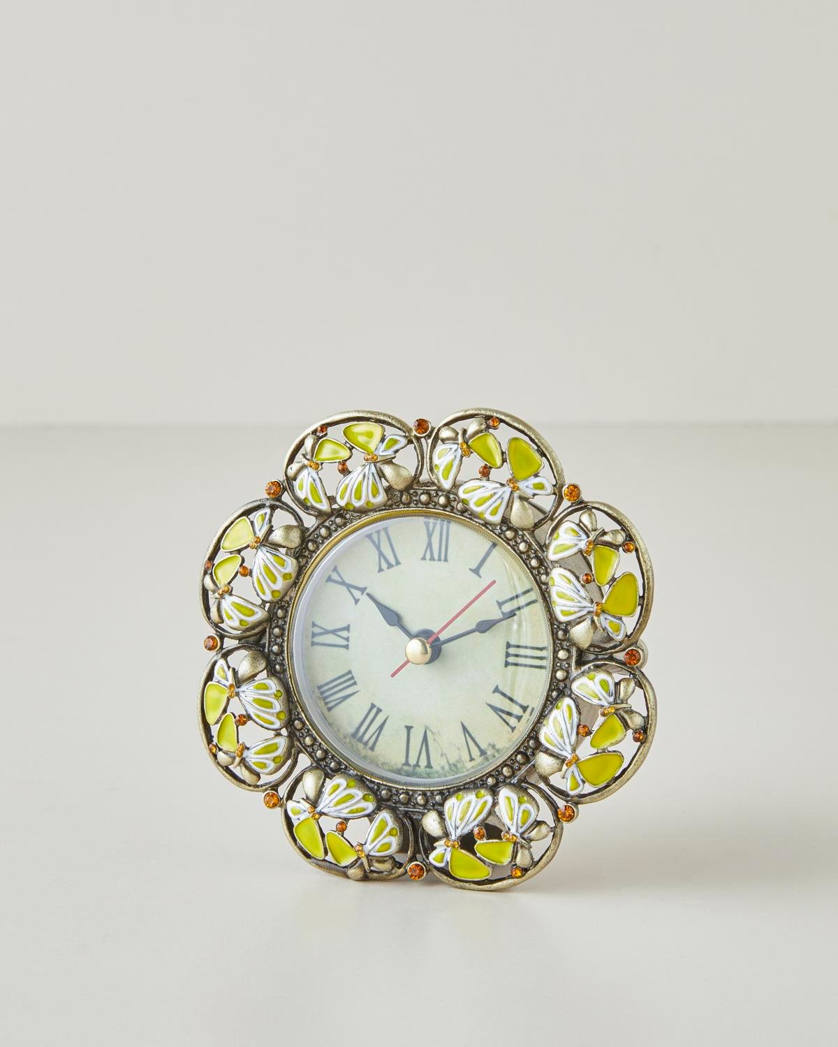 Harry Metal Masa Saati 7,5 cm Gold