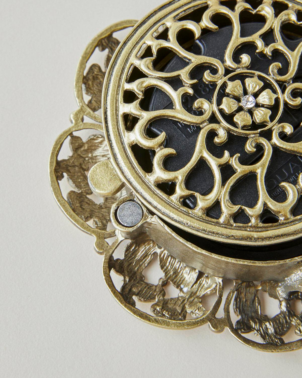 Harry Metal Masa Saati 7,5 cm Gold