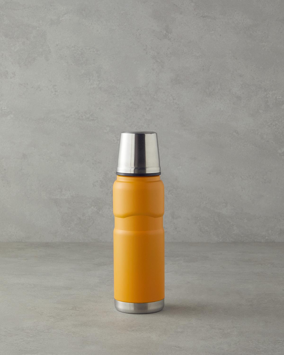 HeatLock Çelik Bardaklı Travel Mug 500 ml Turuncu