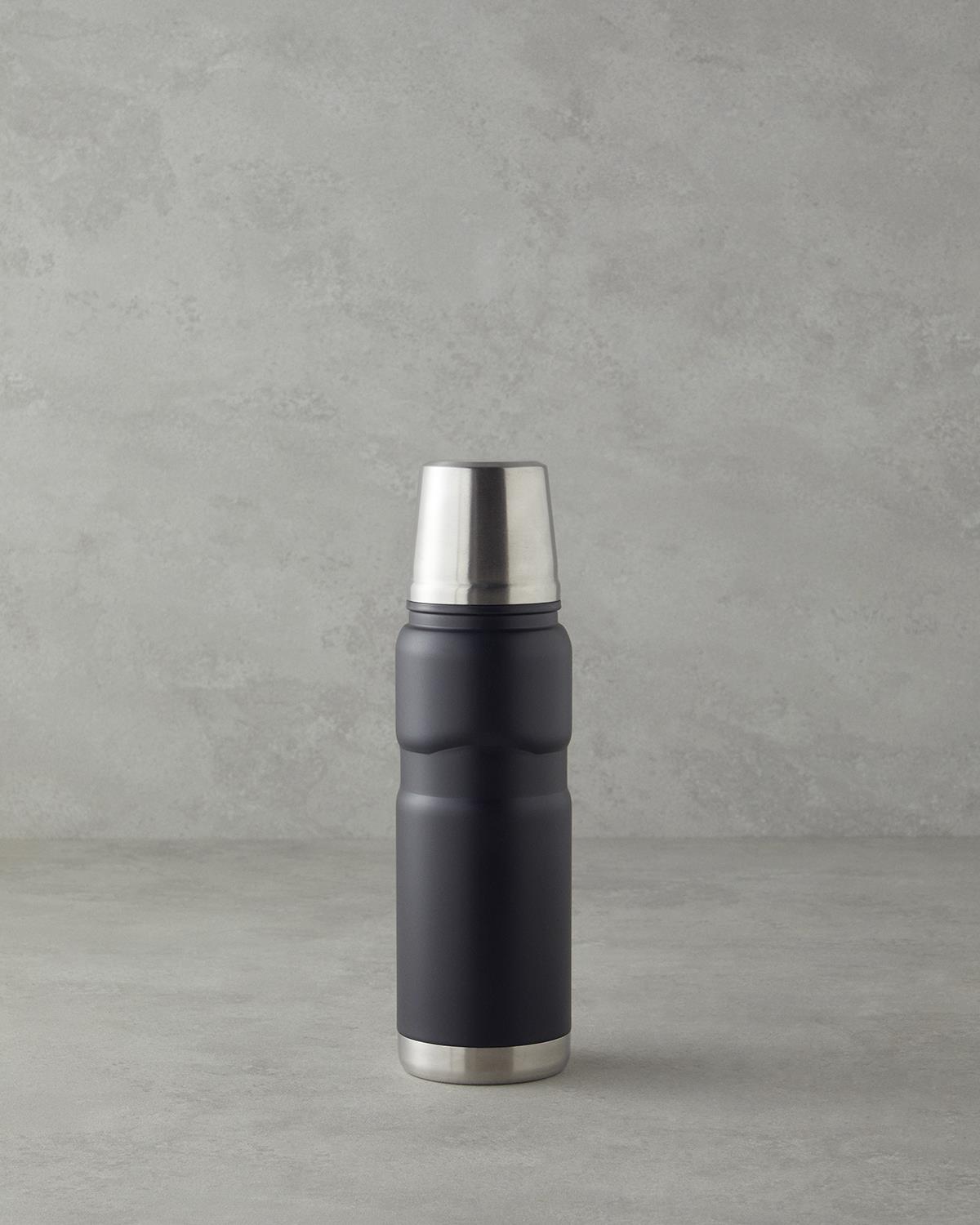 HeatLock Çelik Bardaklı Travel Mug 500 ml Siyah