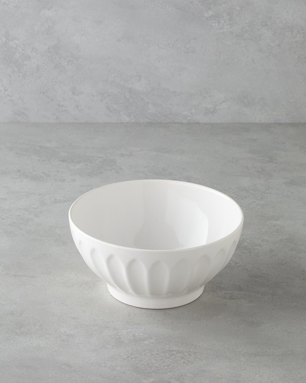 Hecha Seramik Karıştırma Kabı 23 x 12 cm Krem