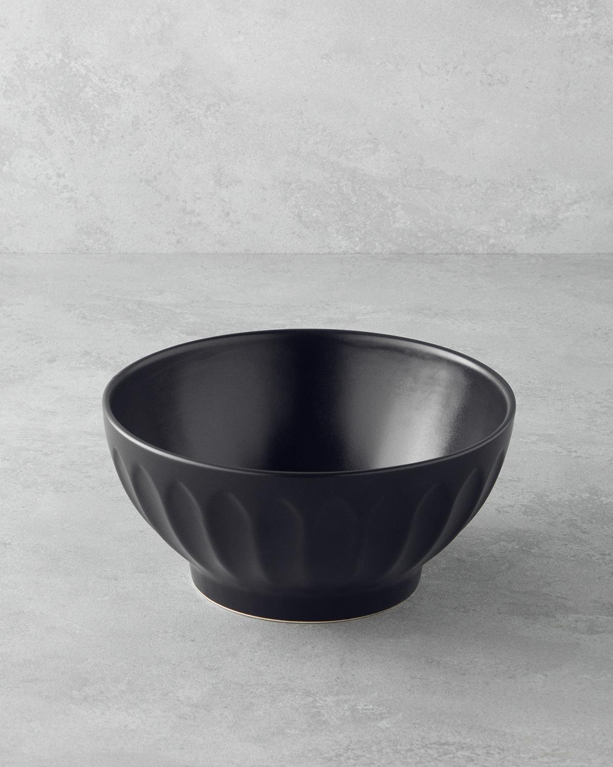 Hecha Seramik Karıştırma Kabı 23 x 12 cm Siyah