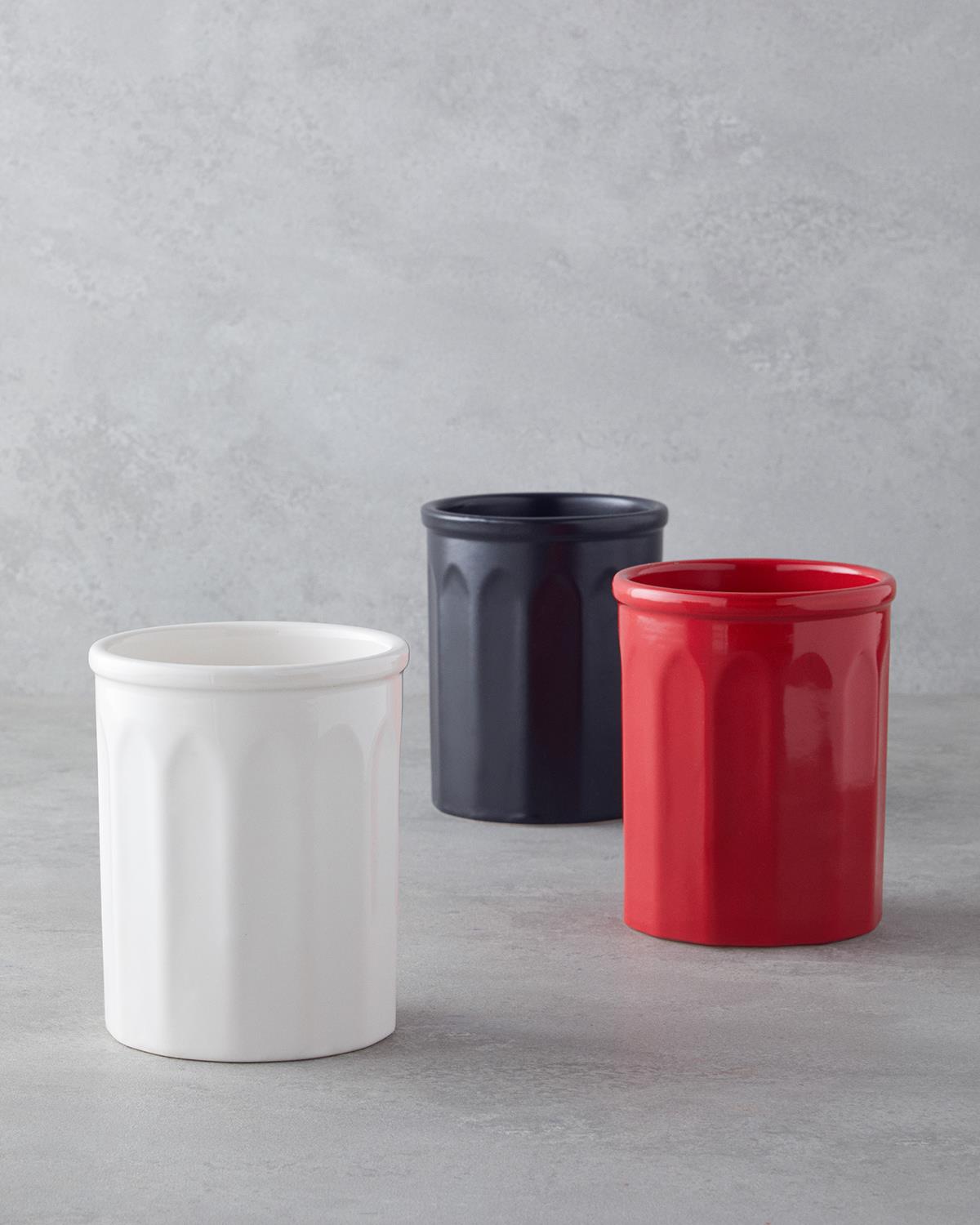 Hecha Seramik Kaşıklık 14 cm Siyah