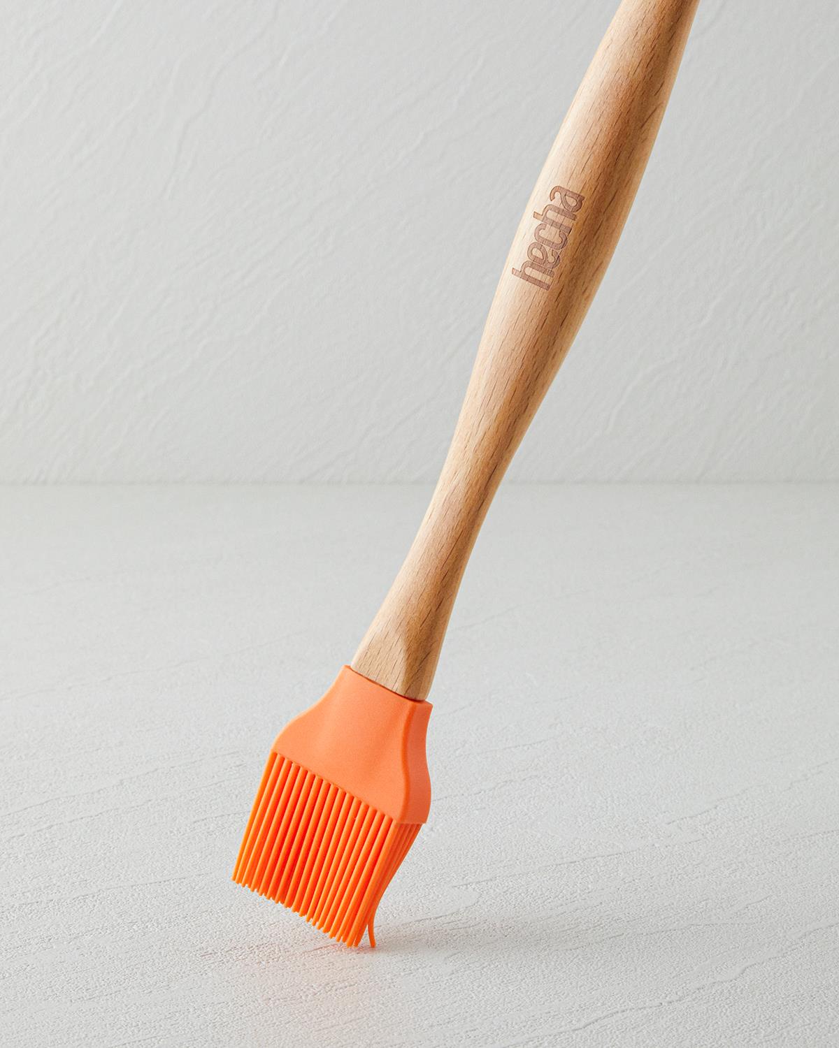 Hecha Silikon 4 Parça Servis Seti 28x32.5x31 cm X 14.5 cm Turuncu