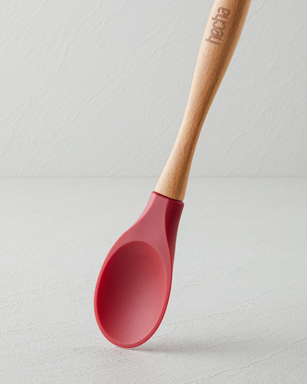 Hecha Silikon 4 Parça Servis Seti 28x32.5x31 cm X 14.5 cm Kırmızı