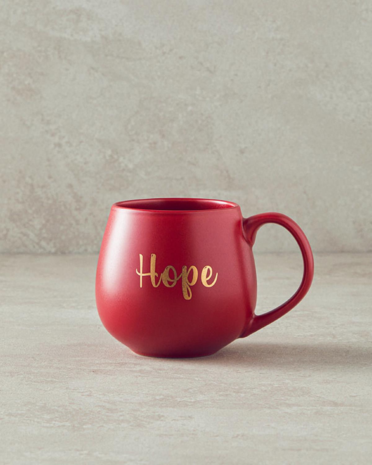 Hope New Bone China Kupa Kırmızı