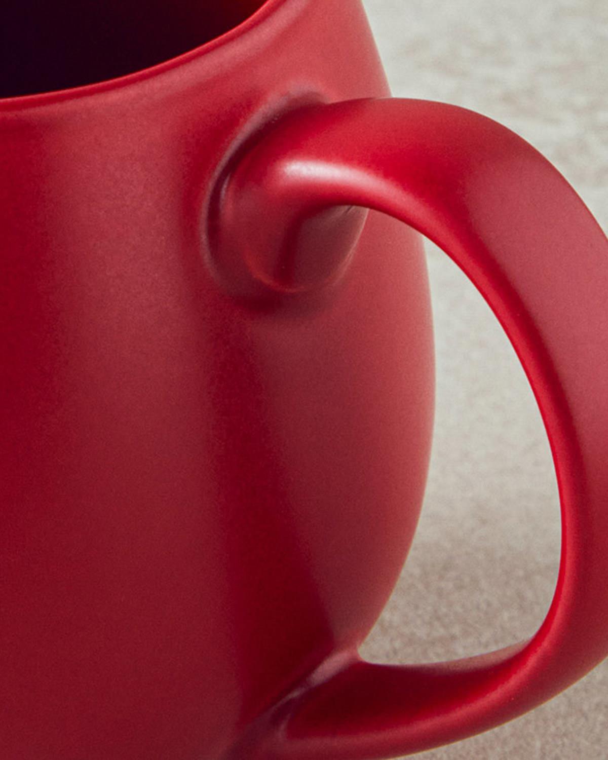 Hope New Bone China Kupa Kırmızı