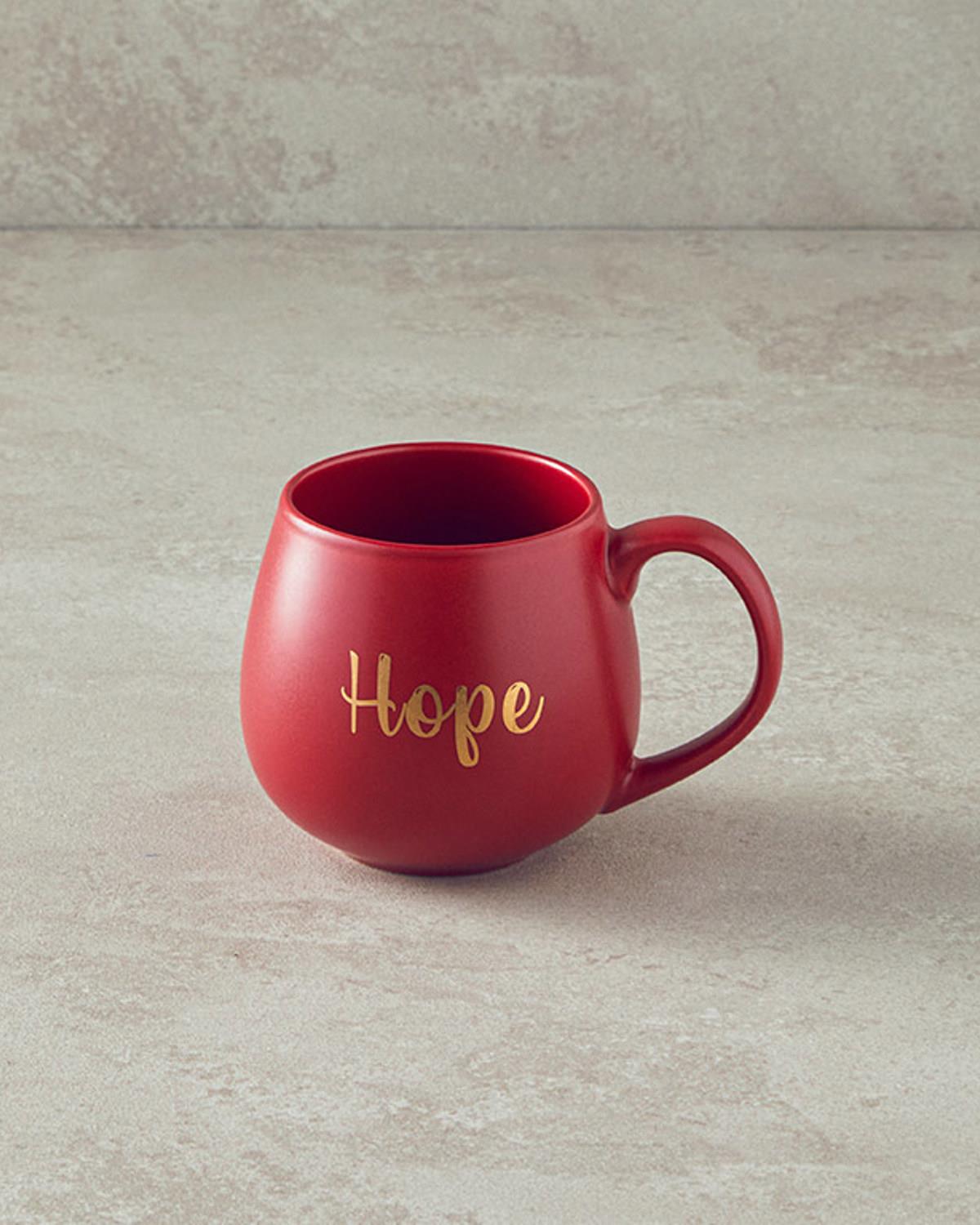 Hope New Bone China Kupa Kırmızı