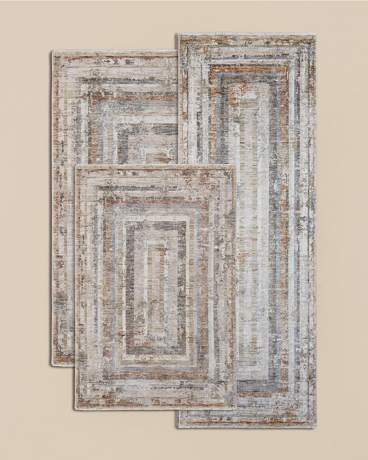 Hora Halı 100x300 cm Bej