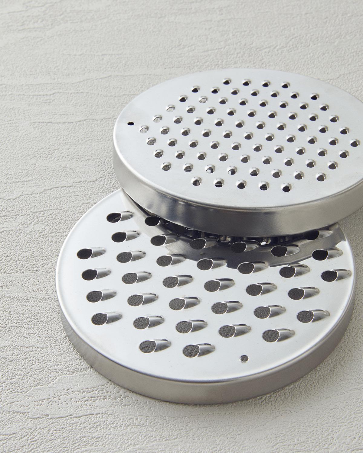 Inox Paslanmaz Çelik 5 Parça Rendeli Karıştırma Kabı Silver