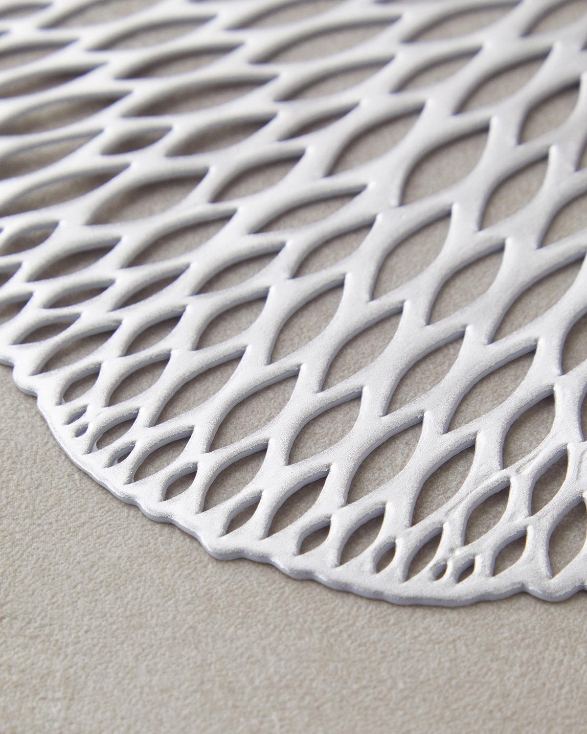 Ivory Pvc 2'li Amerikan Servis Silver
