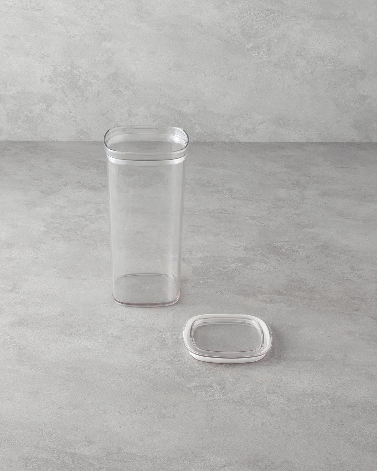 Jade Plastik 3'lü Kavanoz 700 ml – 1,4 L – 2 L Şeffaf