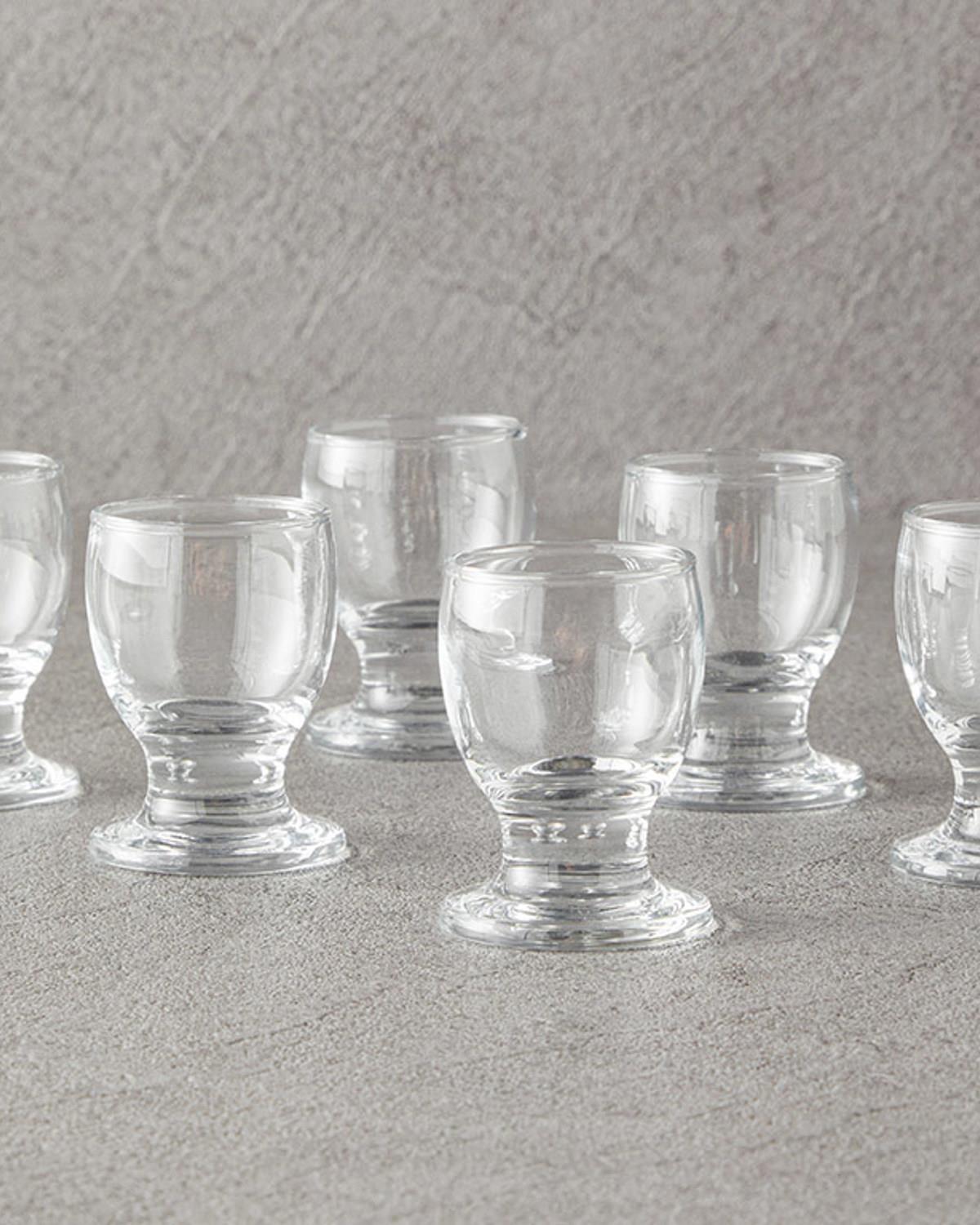 Jena Cam 6'lı Bardak 55 ml Şeffaf
