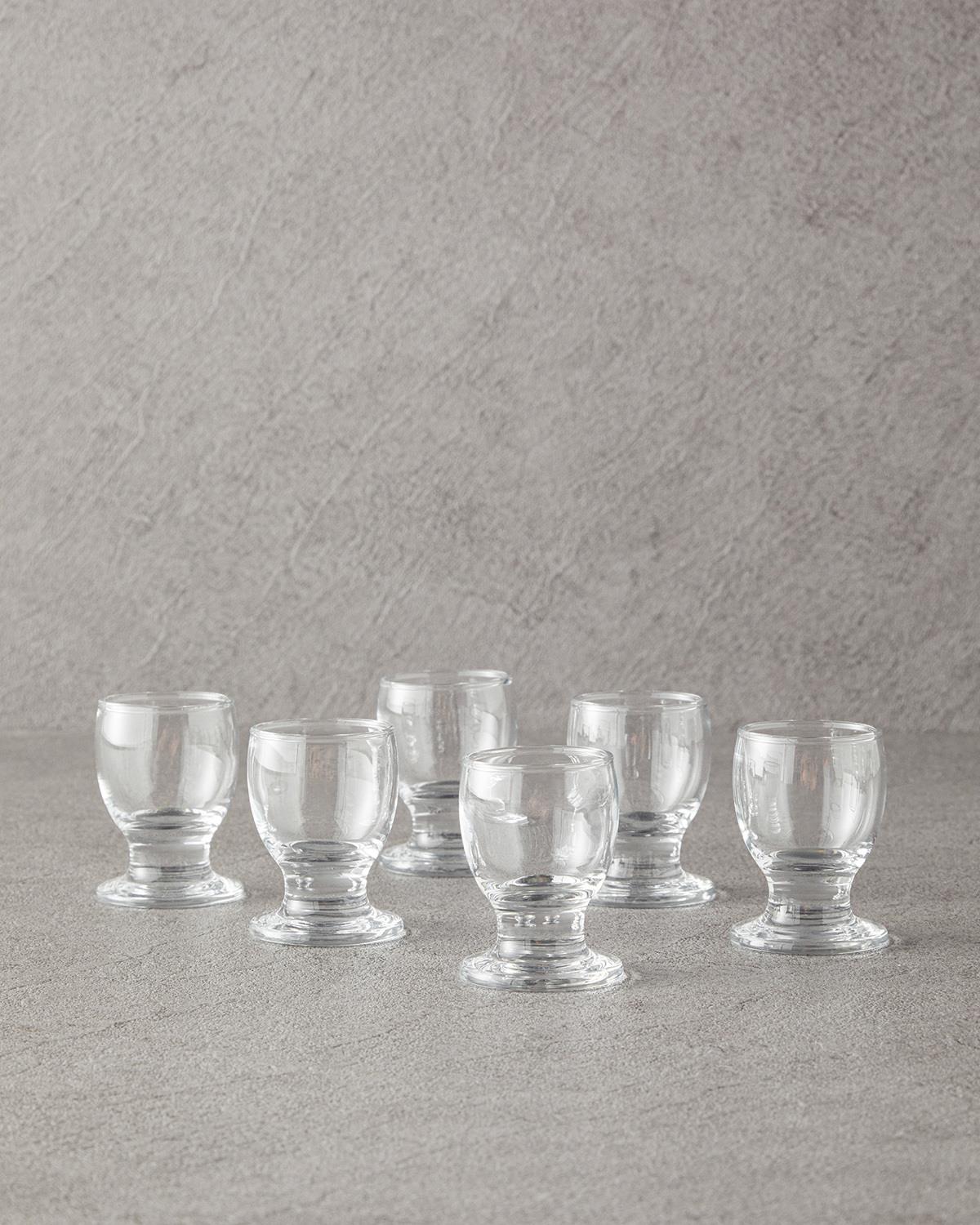 Jena Cam 6'lı Bardak 55 ml Şeffaf