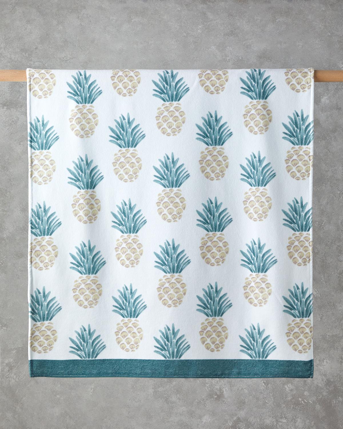 Jeylo Pamuklu Plaj Havlusu 90x150 cm Ekru-Sarı