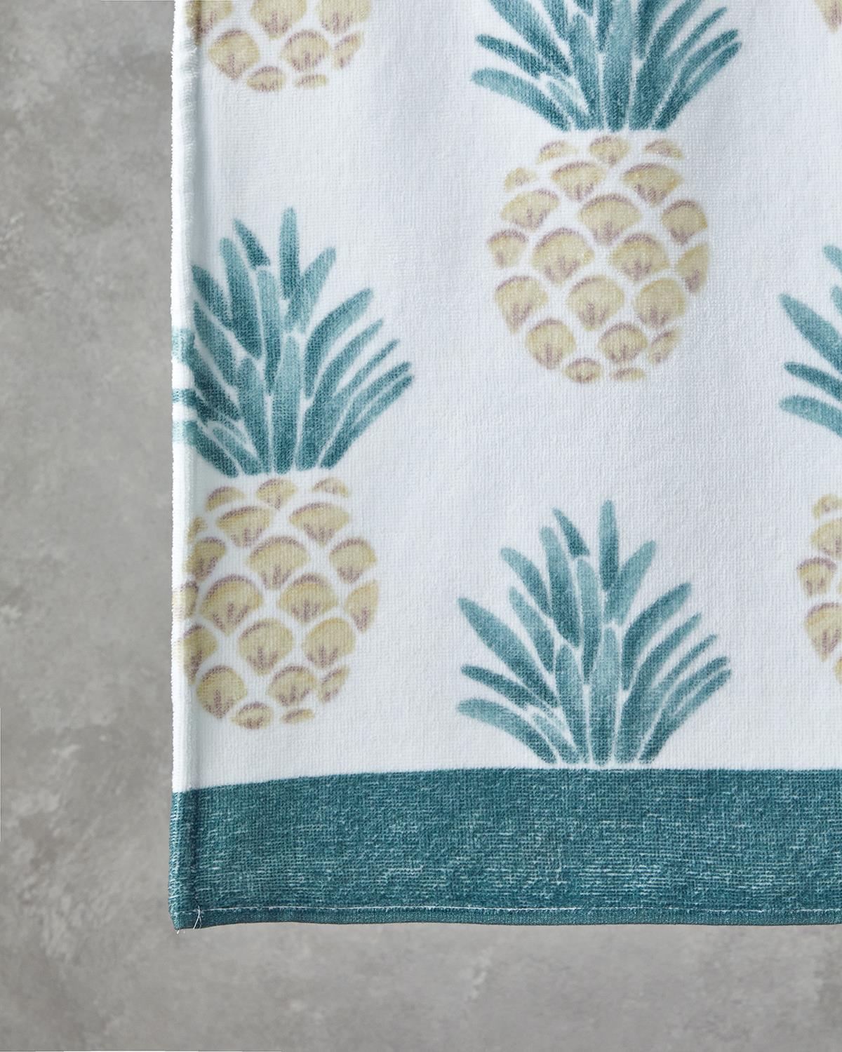 Jeylo Pamuklu Plaj Havlusu 90x150 cm Ekru-Sarı