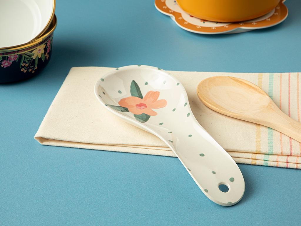 Just Flower Melamin Kaşıklık 26 cm Renkli
