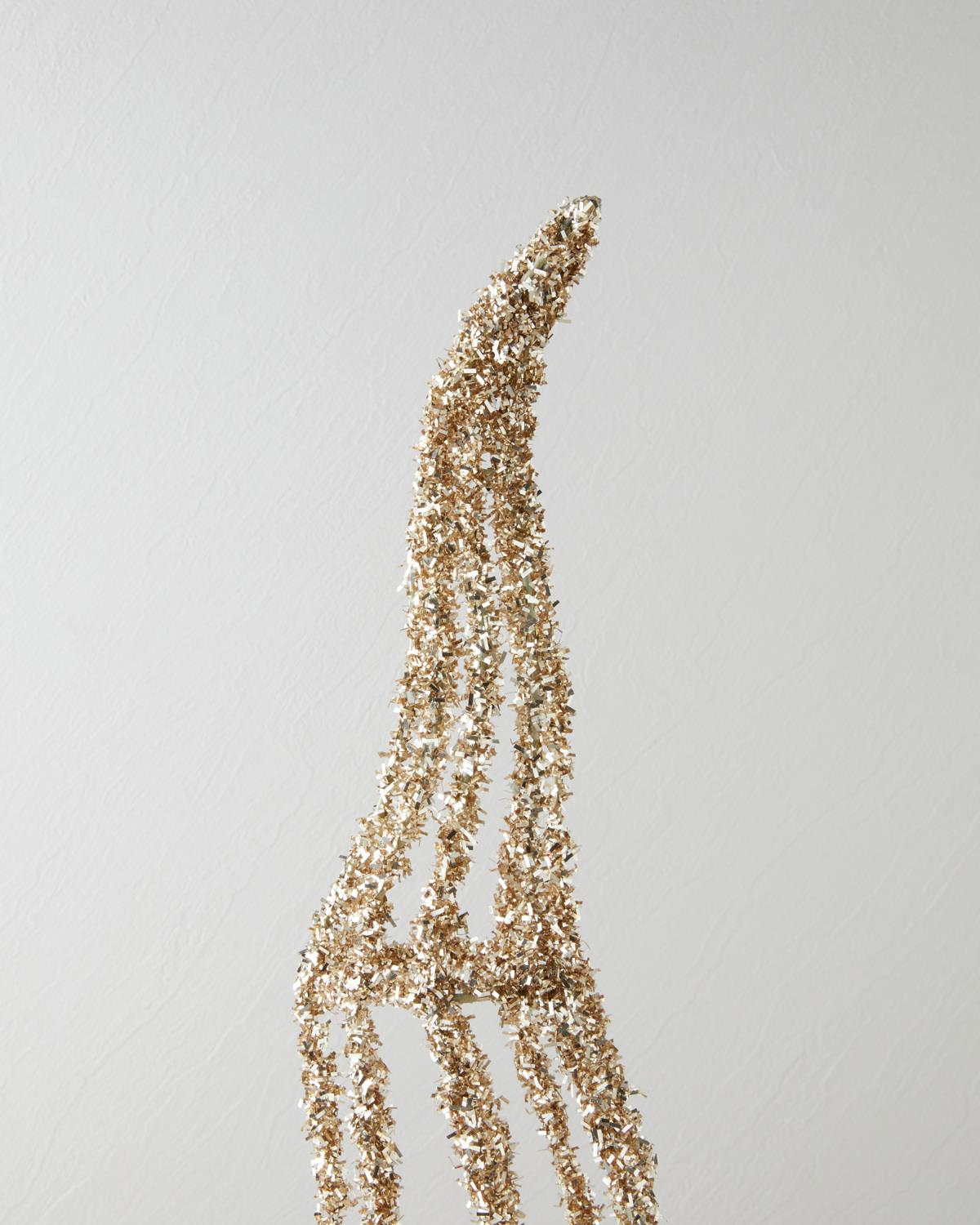 Koral Dekoratif Obje 67 cm Gold