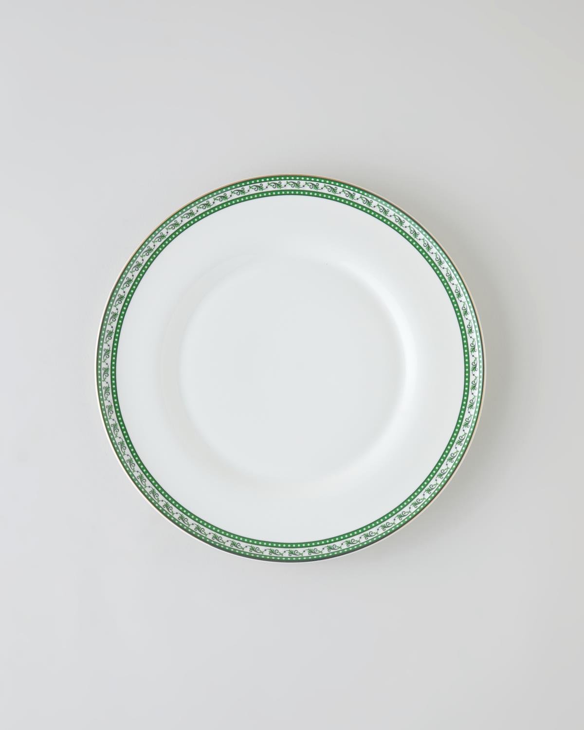 Layla Bone Porselen Yemek Takımı 24 Parça 6 Kişilik Yeşil