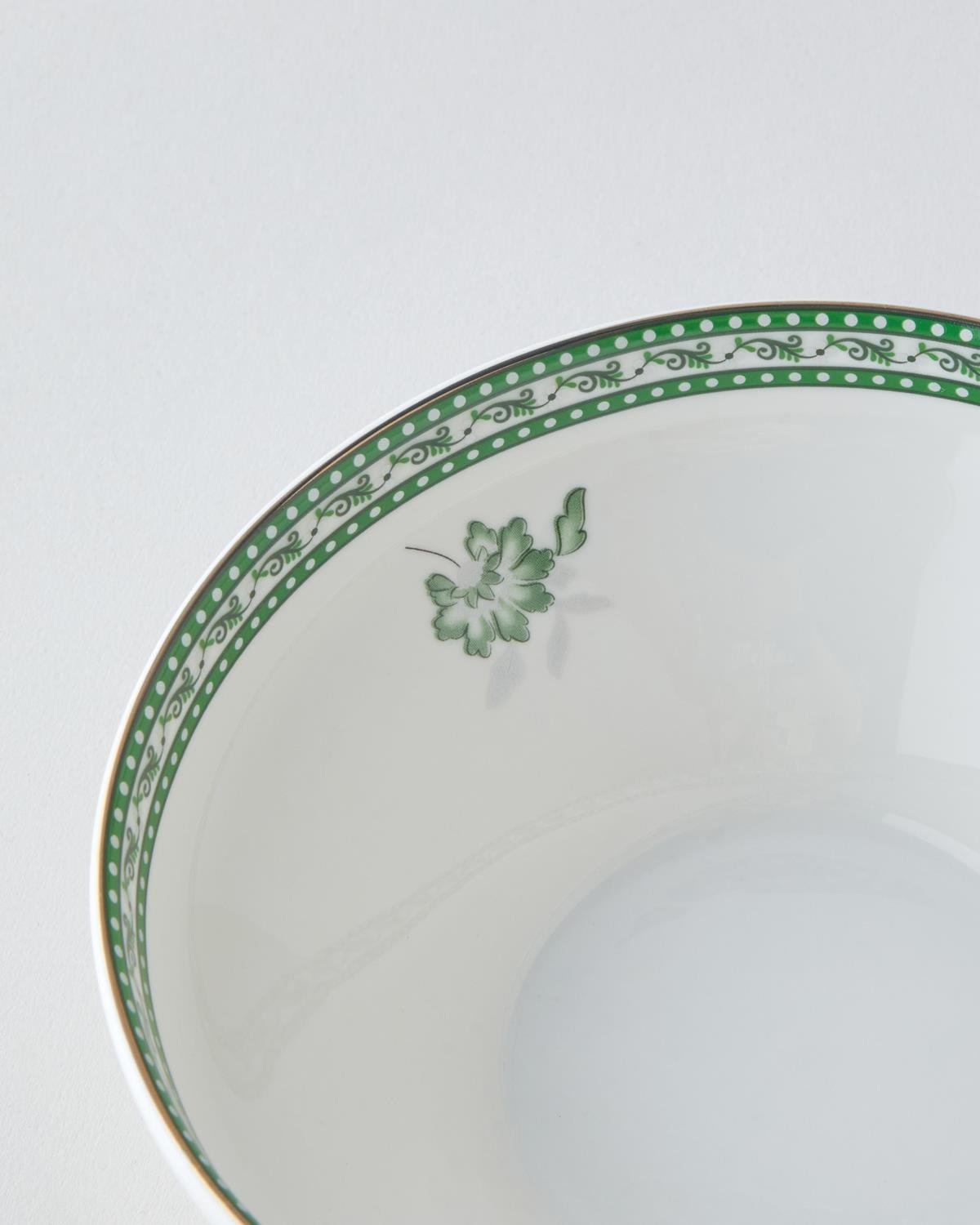 Layla Bone Porselen Yemek Takımı 24 Parça 6 Kişilik Yeşil