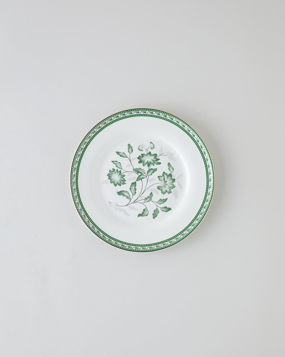 Layla Bone Porselen Yemek Takımı 24 Parça 6 Kişilik Yeşil