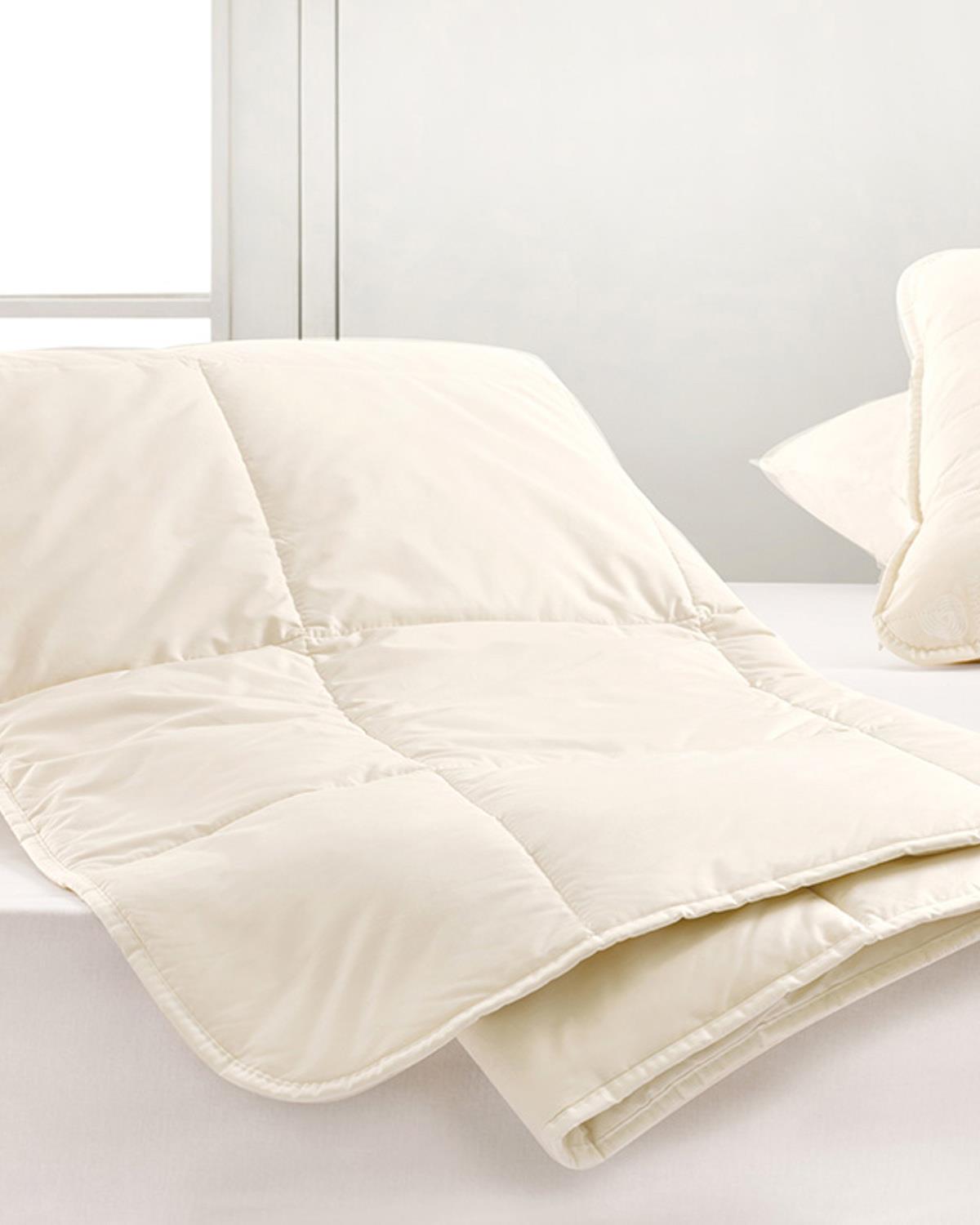 Layna Yıkanabilir Yün King Size Yorgan Krem