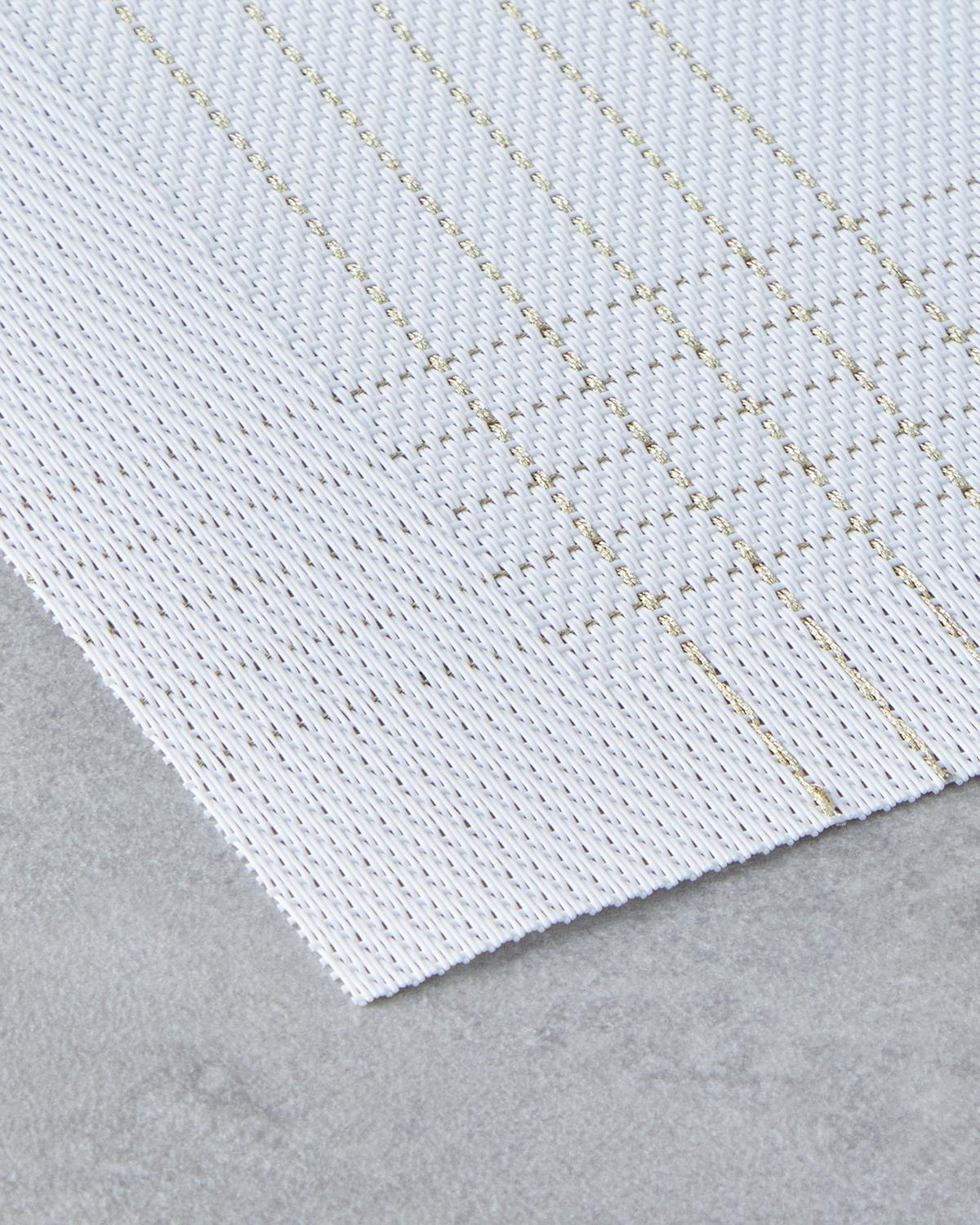Lea Pvc 4'lü Amerikan Servis 30x45 cm Beyaz – Gold